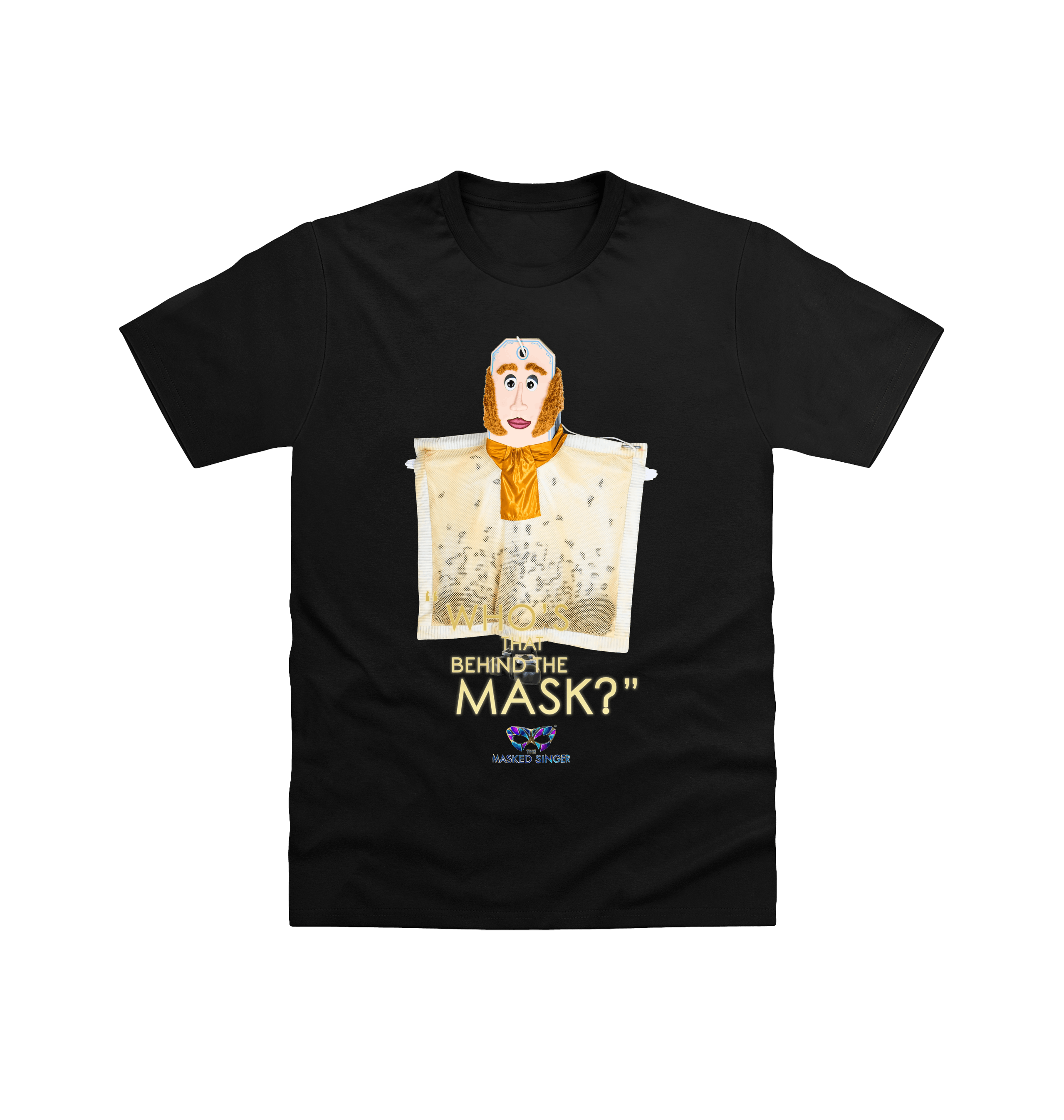 Black Printed T-shirt Front